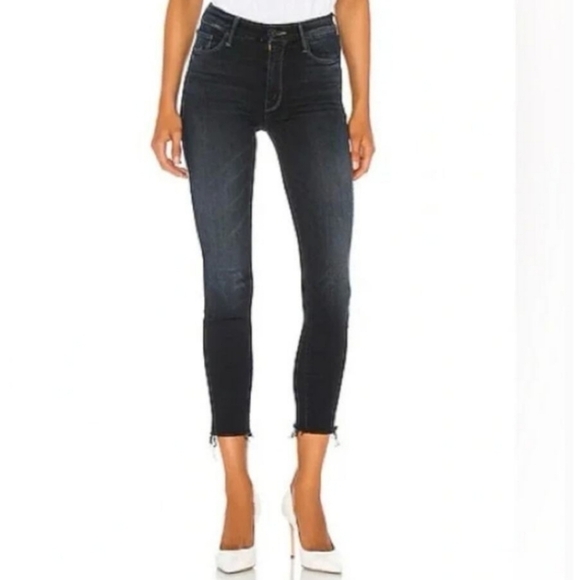 Mother high waisted looker ankle fray size 25 - Picture 2 of 14